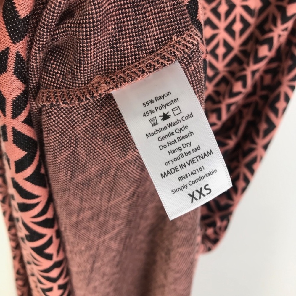 LuLaRoe Carly Swing Midi TShirt Dress #918 - Picture 4 of 6